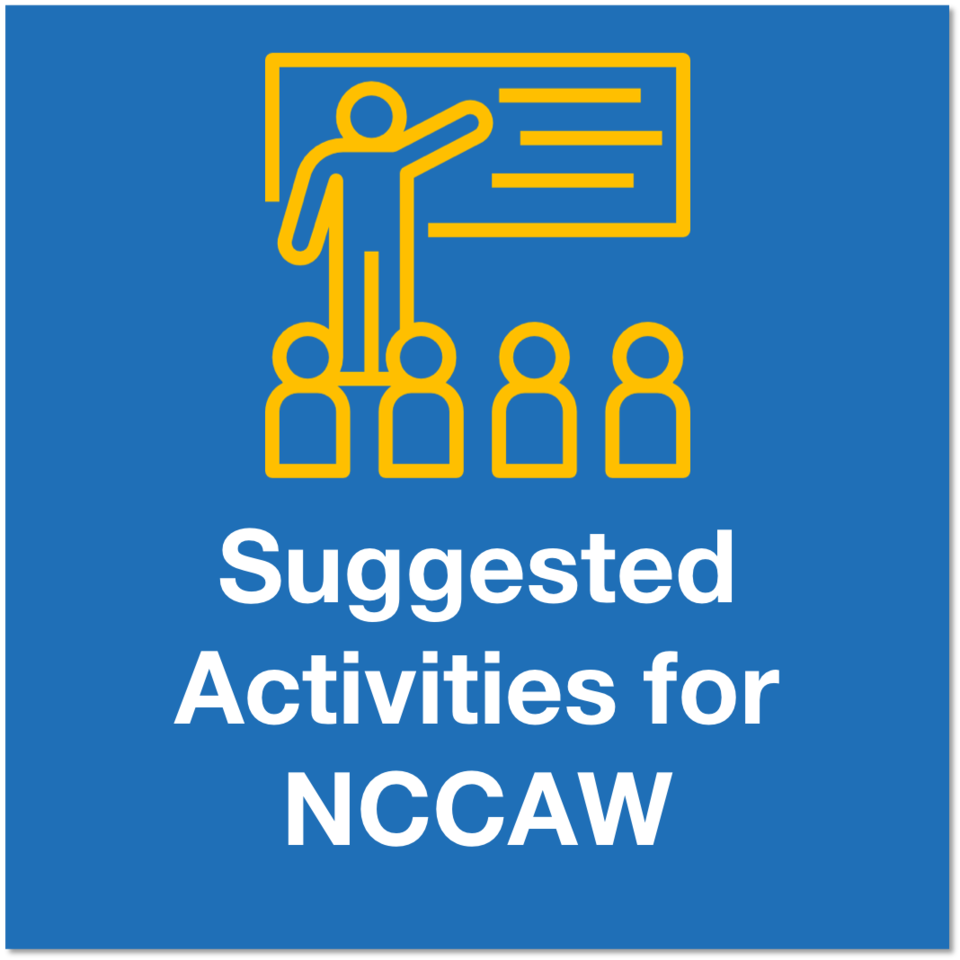 Suggested Activities for NCCAW icon