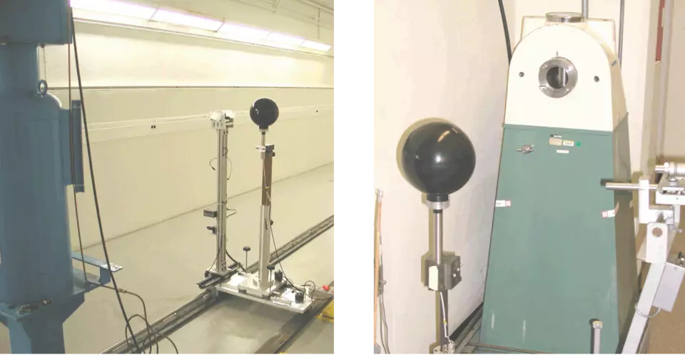 Photos of two different angles of the equipment