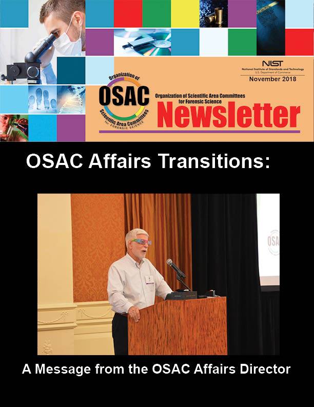 OSAC Newsletter, November 2018