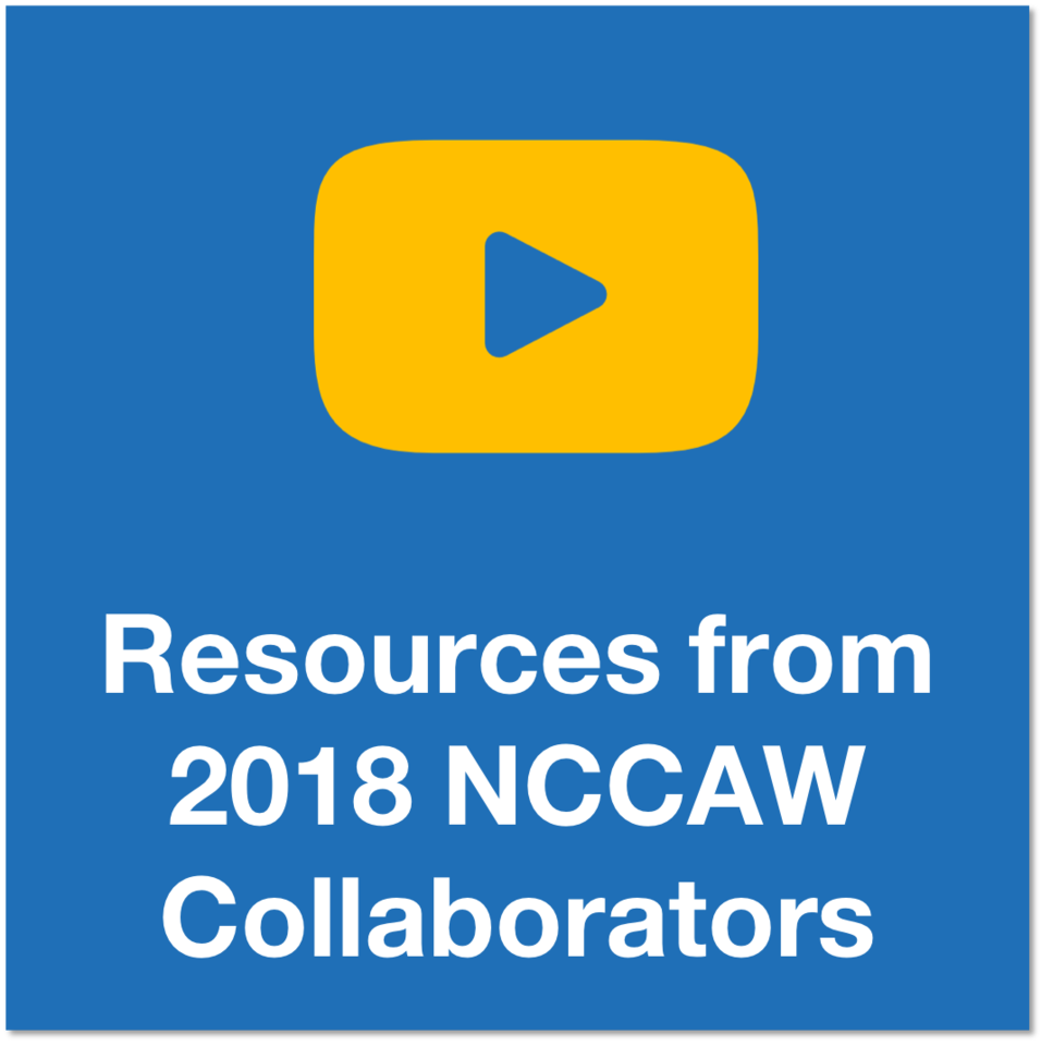 NCCAW 2018 Collaborators
