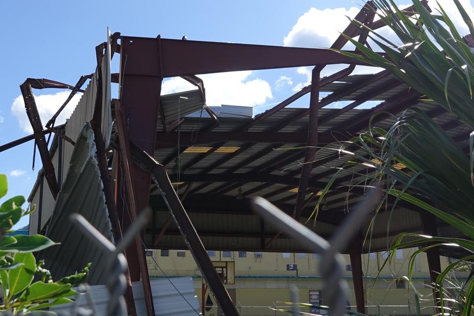 HM partial collapse in Cayey, Puerto Rico