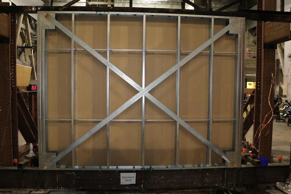 Strap Braced Shear Wall