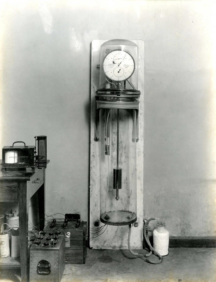 an original Riefler clock