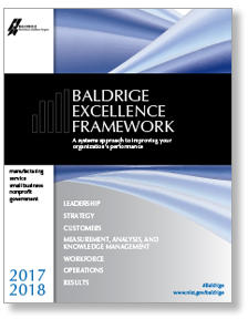 2019-2020 Baldrige Excellence Framework cover photo