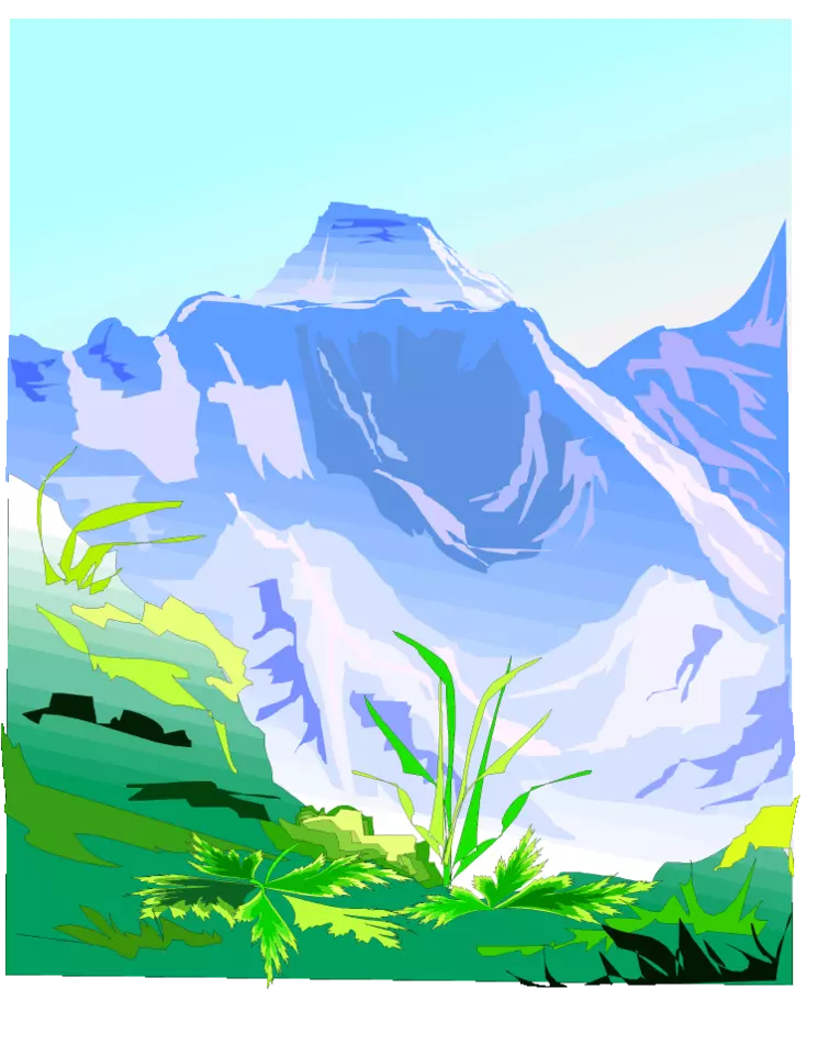 graphic depicting Mount Everest