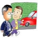 car salesman and customer