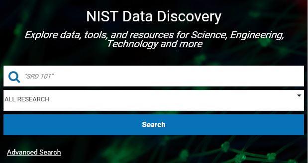 NIST Data Portal