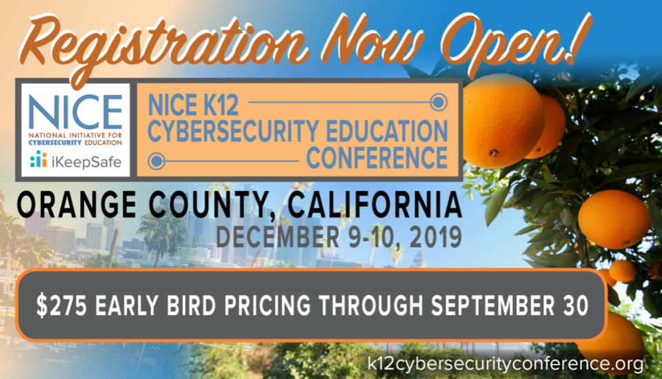 NICE K12 Conf Reg open