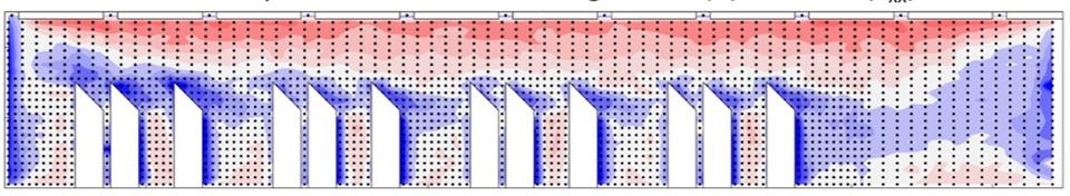 colored image of residual elastic strains in AM-Bench test artifact