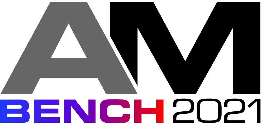 Colorful logo for the AM Bench program for 2021