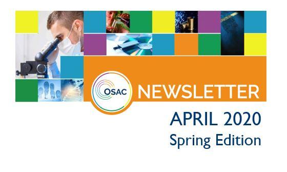 Cover of OSAC's April Newsletter
