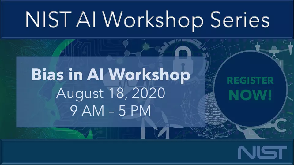 Workshop Series Banner August 18 Bias in AI Banner