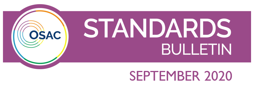 OSAC Standards Bulletin banner