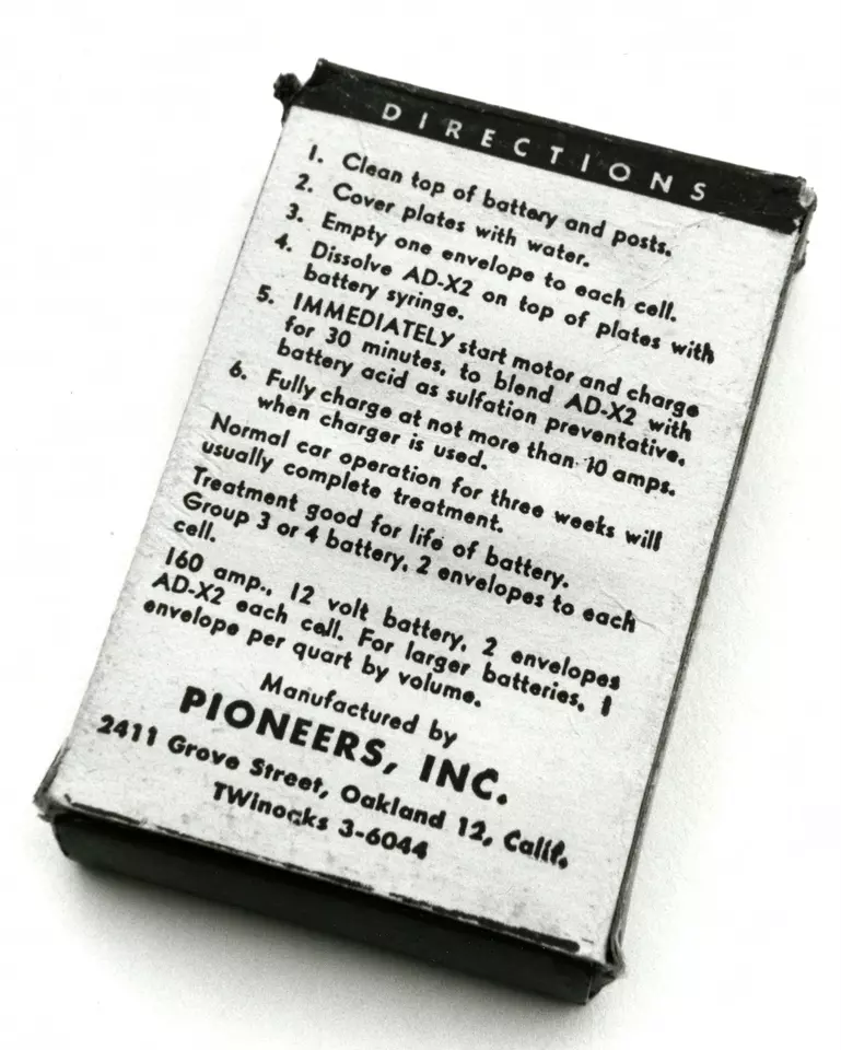 Instructions on the back of each AD-X2 package.