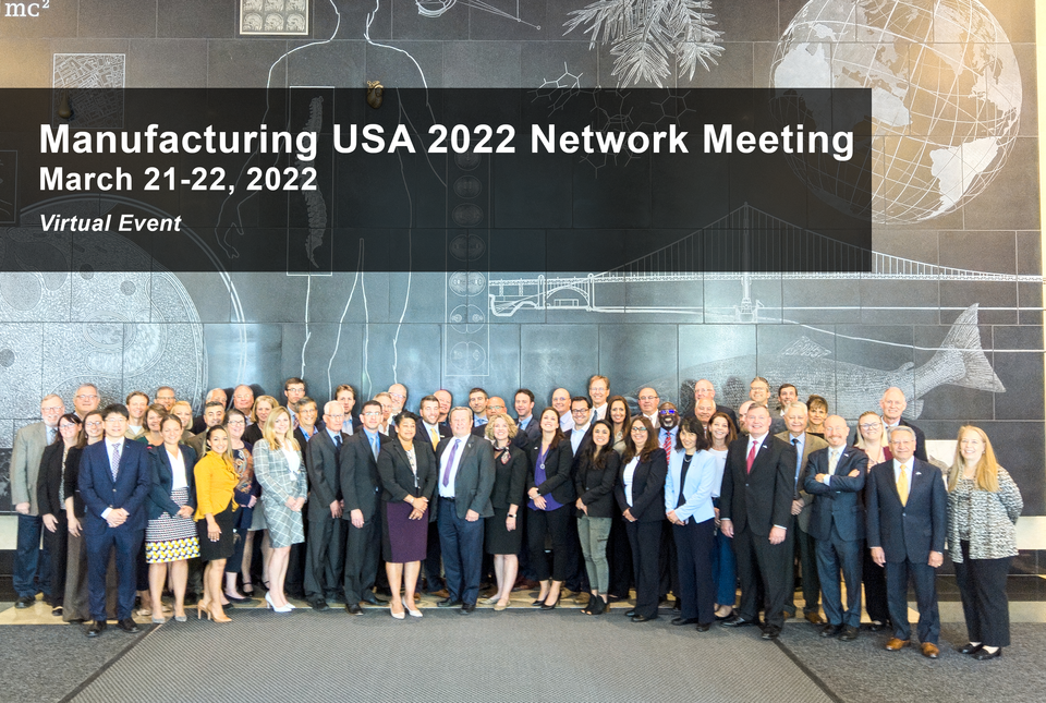 Manufacturing USA 2022 Network Meeting Event Visual