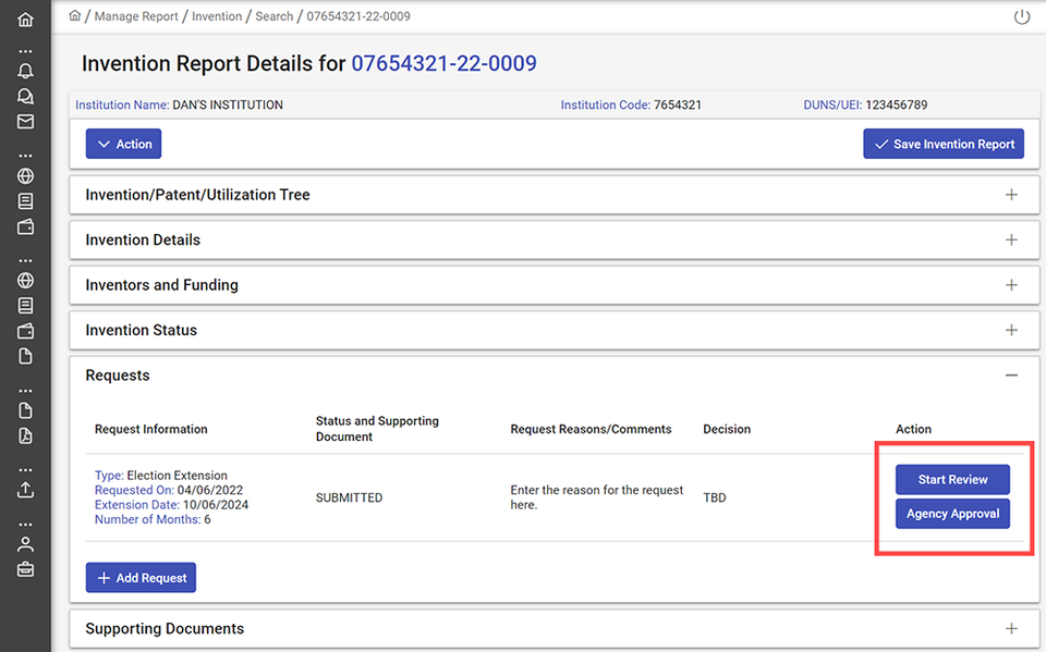 Agency review screenshot.