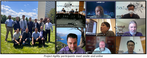 Project Agility participants meet onsite and online