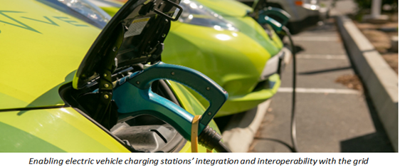 Enabling electric vehicle stations integration and interoperability with the grid