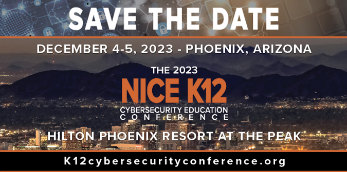 SAVE THE DATE 2023 NICE K12 Conference