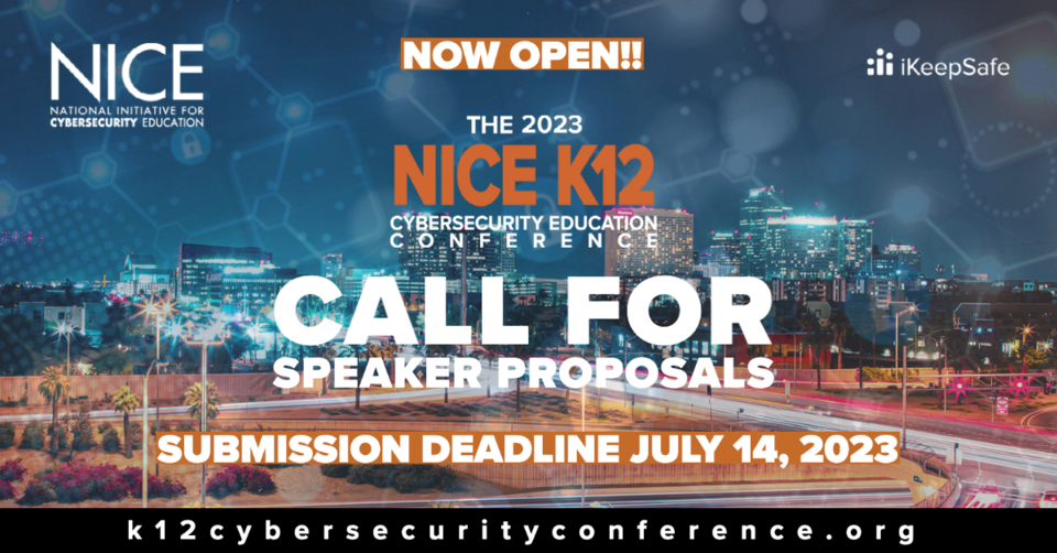 2023 NICE K12 Conference Call for Proposals NOW OPEN