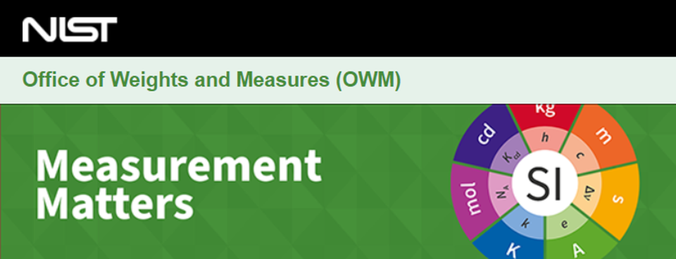 Graphic Image of Measurement Matters Newsletter Banner