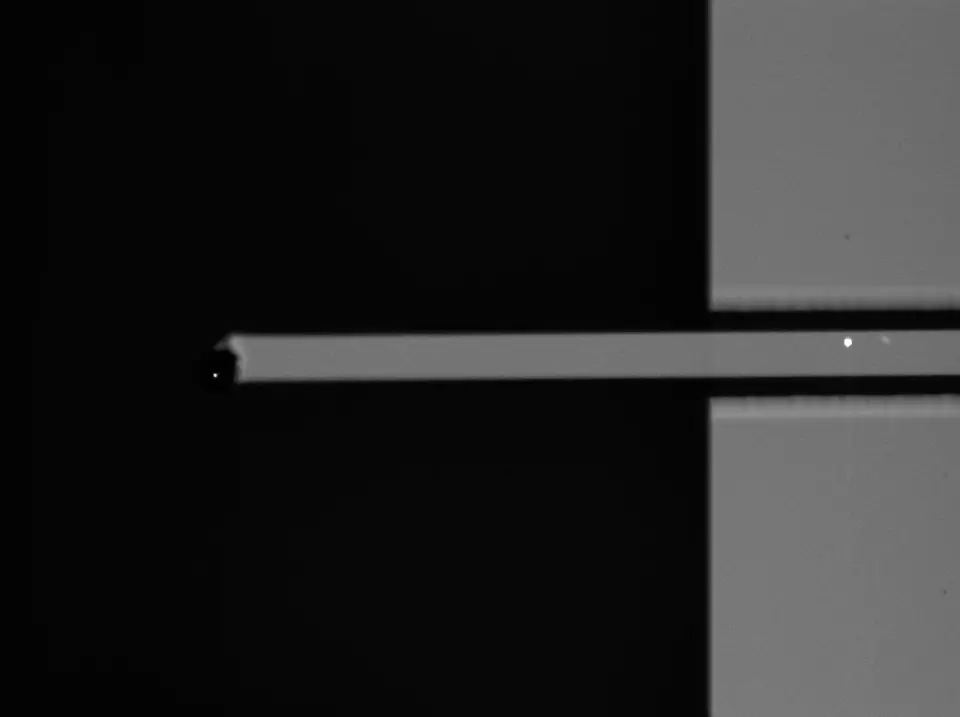 VDD Test calibration cantilever for an LDV