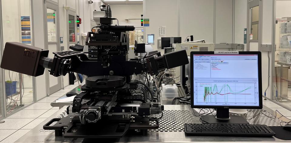 J. A. Woollam M-2000 DI Spectroscopic Ellipsometer