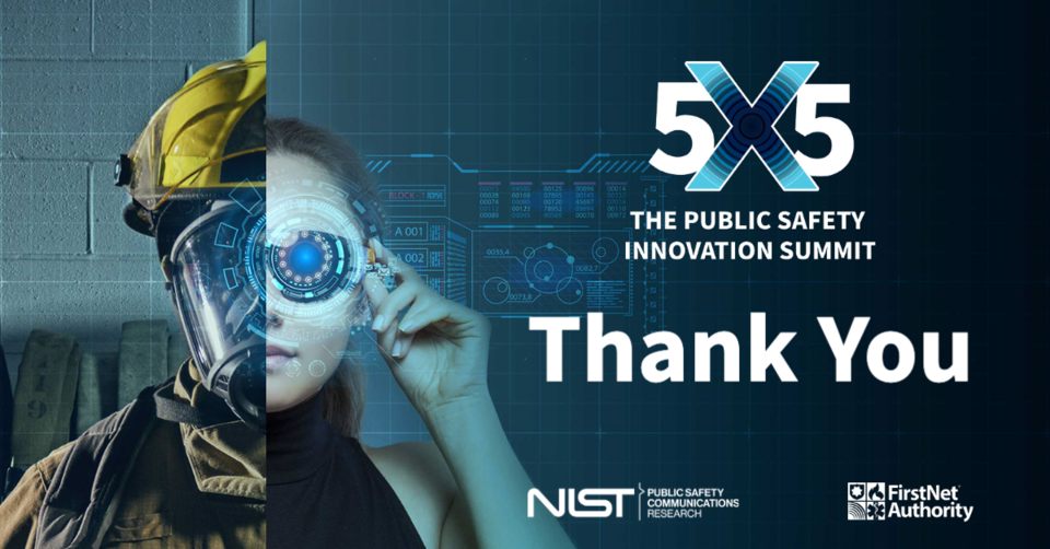 2023 5x5 Thank You Graphic with NIST and FirstNet Authority Logos