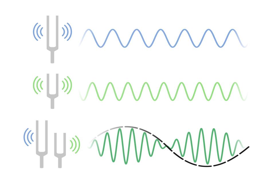 tuning forks illustration