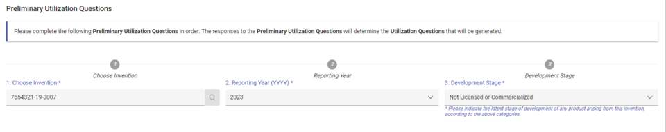 Utilization Not Licensed or Commercialized