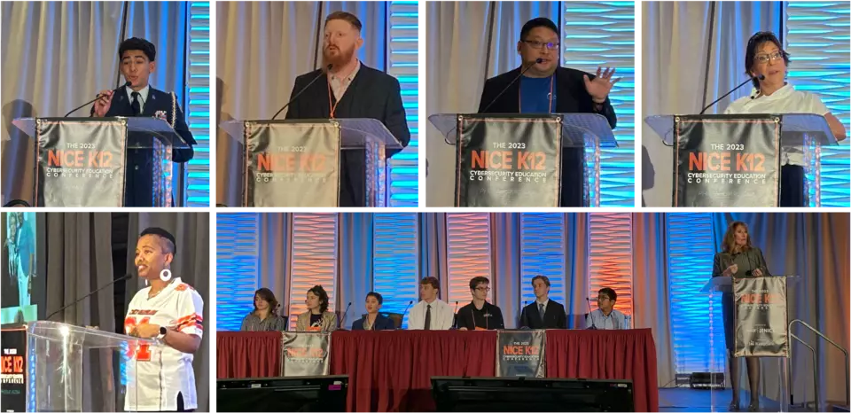 Collage of 2023 NICe K12 Conference Featured Speakers