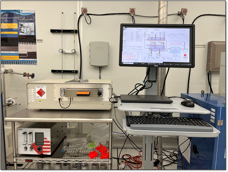 Photograph of the Arradiance Gemstar atomic layer deposition system.