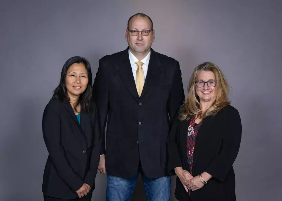 Headshot of Virts, Li.Baboud, Schmitt Bronze award winners