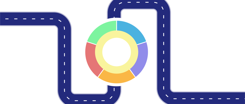 Two roads lead to the 6-sectioned ring graphic representing the CSF's six functions.