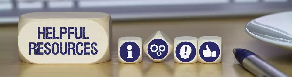Helpful resources banner
