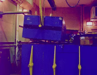 SURF II upper yoke is removed