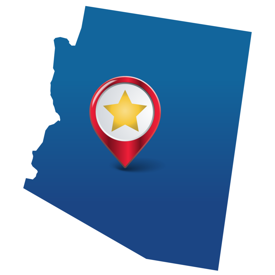 state star graphic of Tempe AZ