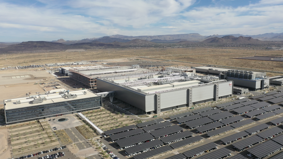 Progress Photo of TSMC Arizona as of November 2024