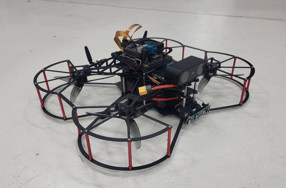 Image of a drone prototype developed in UAS 5.0 by Team ARCC.