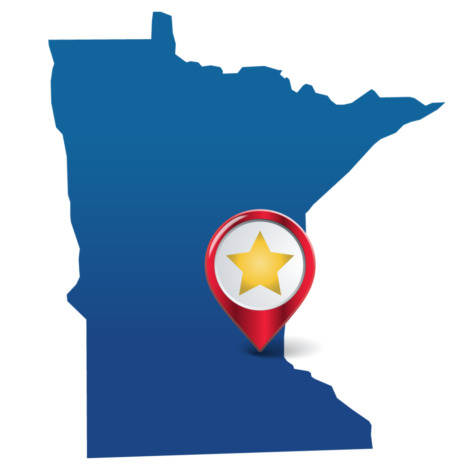 PMT state star graphic of Bloomington, MN