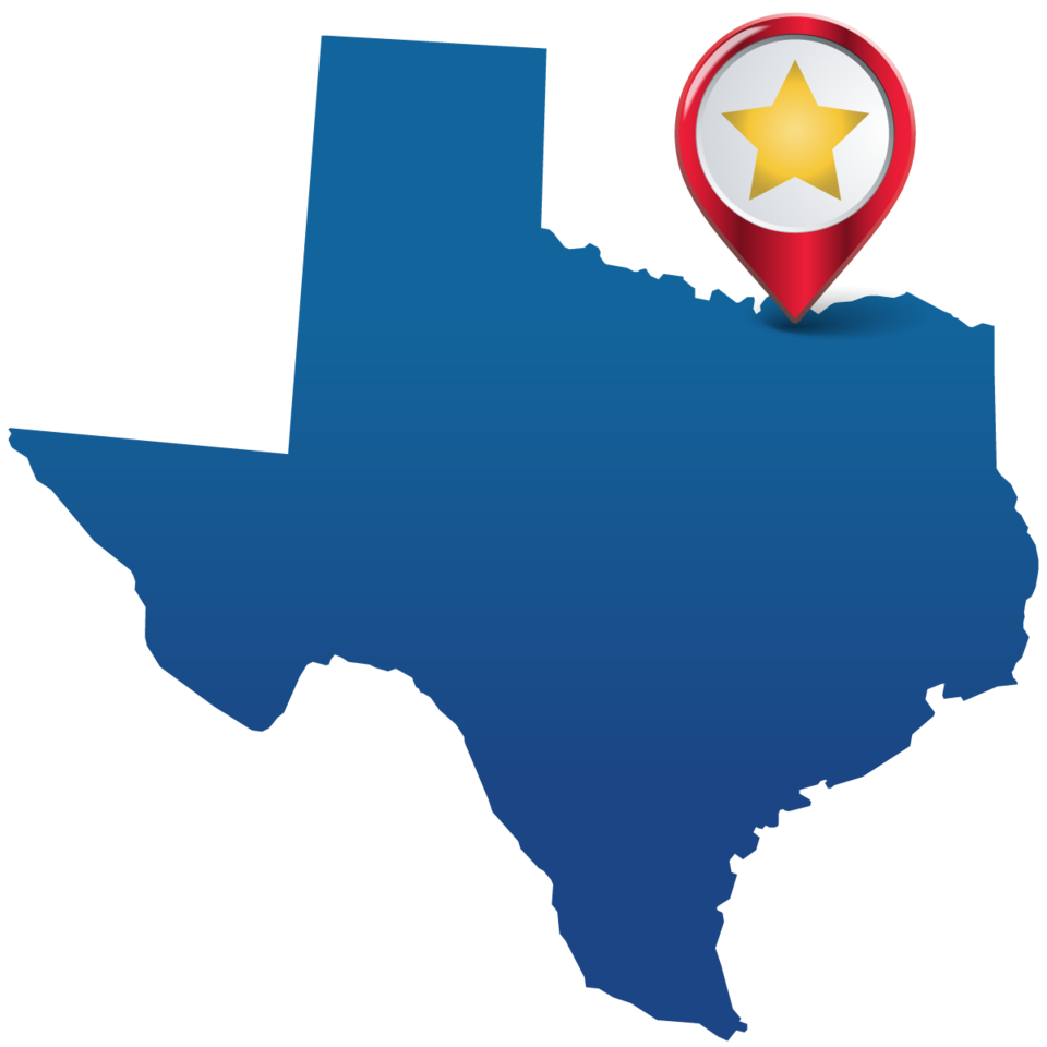 PMT state star graphic of Sherman, TX