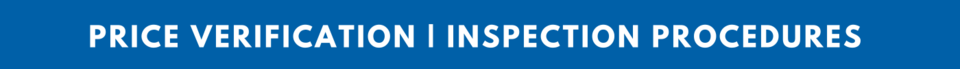 price verification and inspection procedures banner