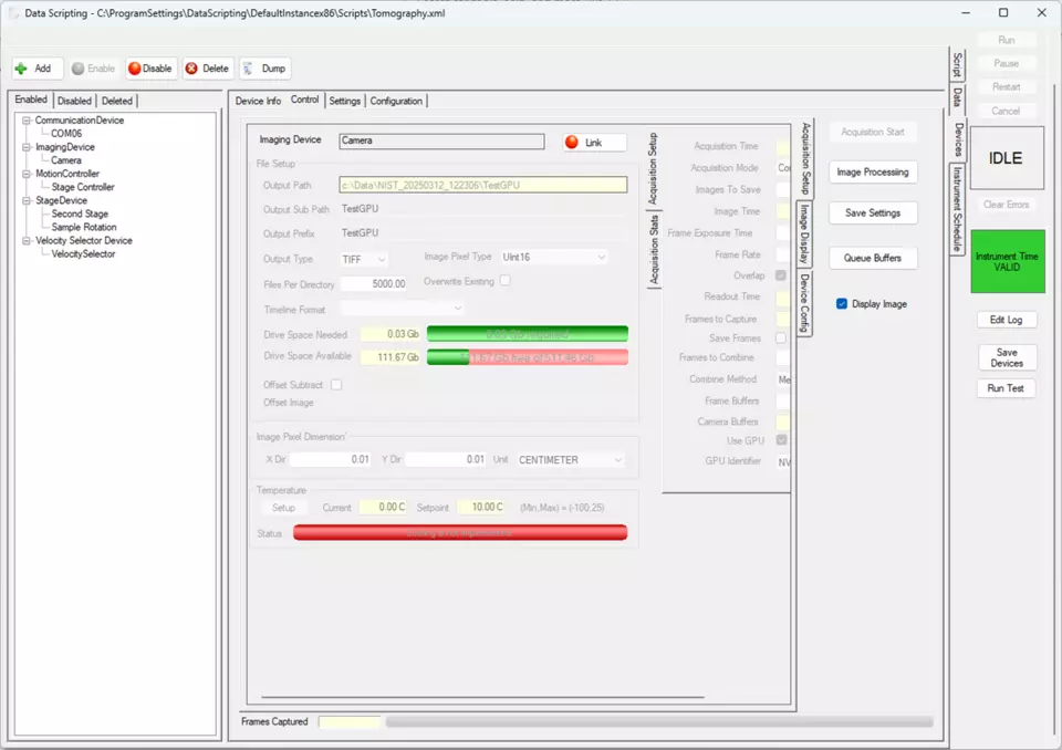 DataScripting program screenshot