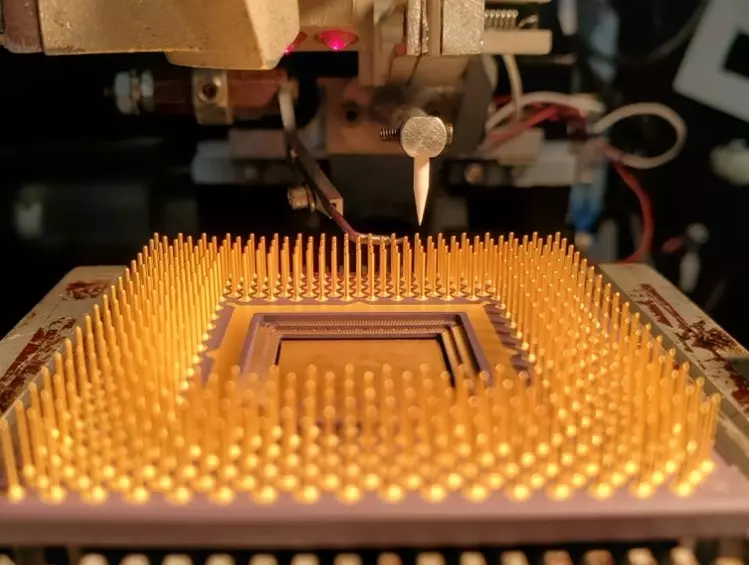 Fabricated Semiconductor Chip