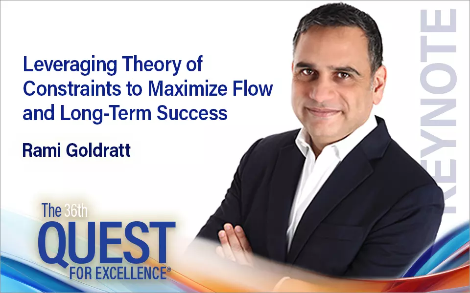 Rami Goldratt Keynote - Leveraging Theory of Constraints to Maximize Flow and Long-Term Success
