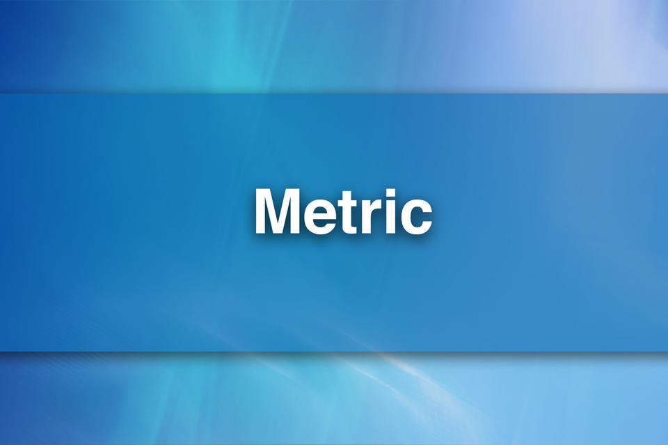 Metric Thumbnail Plain