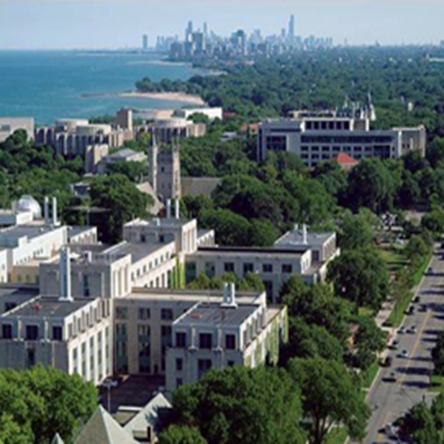 Aerial photo of the Center for Hierarchical Materials Design in Chicago