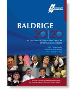 Baldrige 20/20 Cover Page