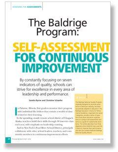 The Baldrige Program: Self-Assessment For Continuous Improvement Cover Page