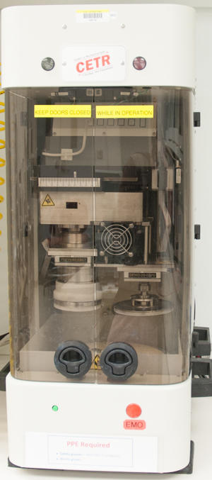 Photograph of the Bruker CP-4 chemical mechanical polisher.